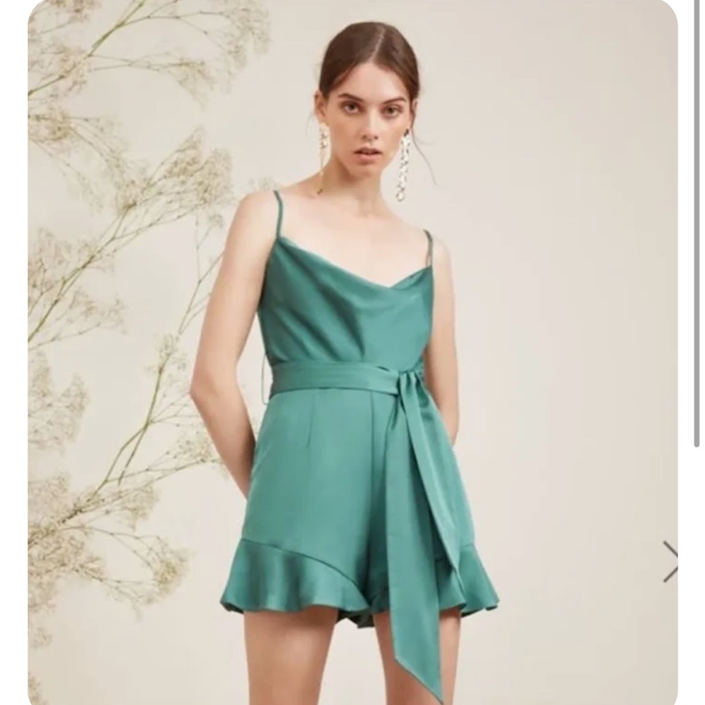 Keepsake The Label Satin Ruffle Romper